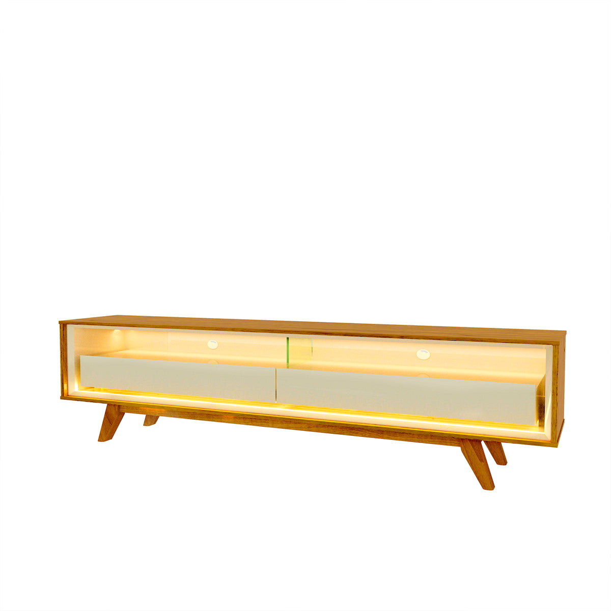 RACK REQUINTE 172 C/LED NATURALE/OFF WHITE