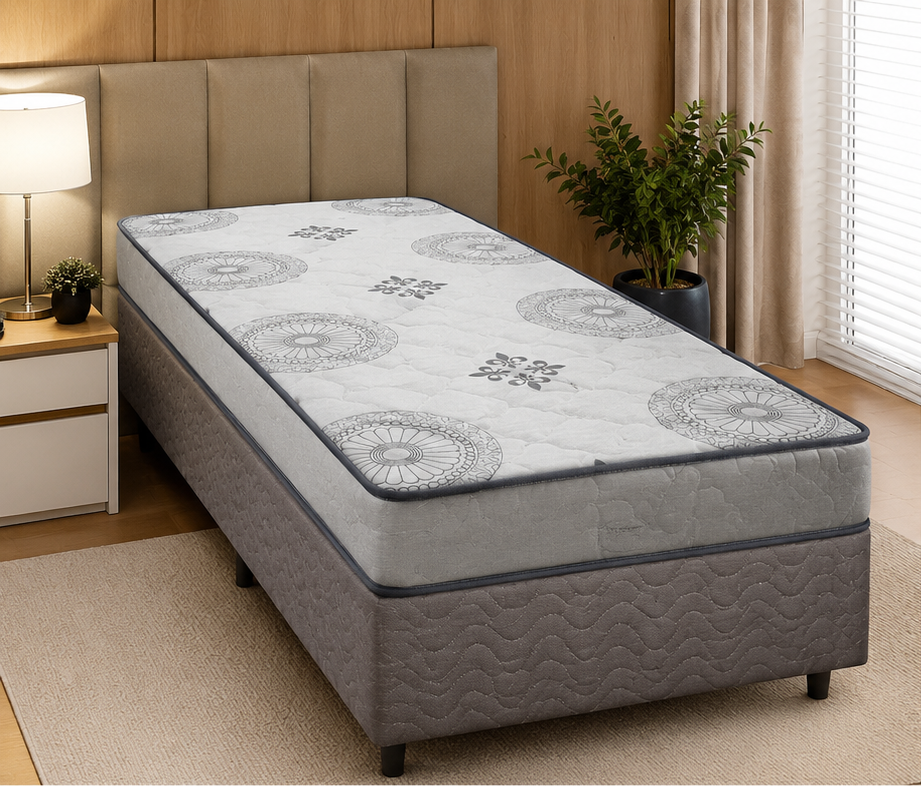 COLCHAO SOLTEIRO ORTHOSONO ONE D33 CINZA 18X188X88