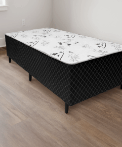 Cama Box de Solteiro Conjugada Espuma Ortopédica Unibox - Molejo BioStar