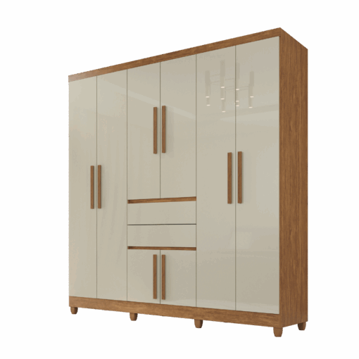 Guarda Roupa Imop 8 Portas Master Com Pés - Imagem 13