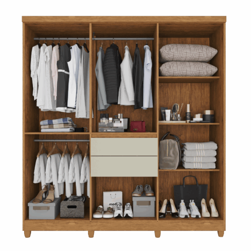 Guarda Roupa Imop 8 Portas Master Com Pés - Imagem 14