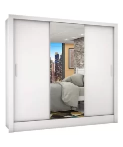 Guarda Roupa Dubai Plus Gold - Branco