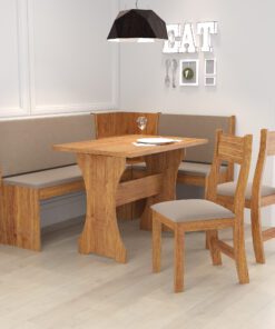 Mesa de Canto Big Com 2 Cadeiras Brisa- Vieiro