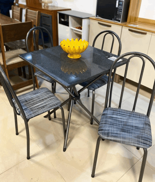 Mesa Tubular 048 Pedra 70X70cm - Imagem 2