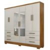 Guarda Roupa/ Roupeiro Encant 6 Portas