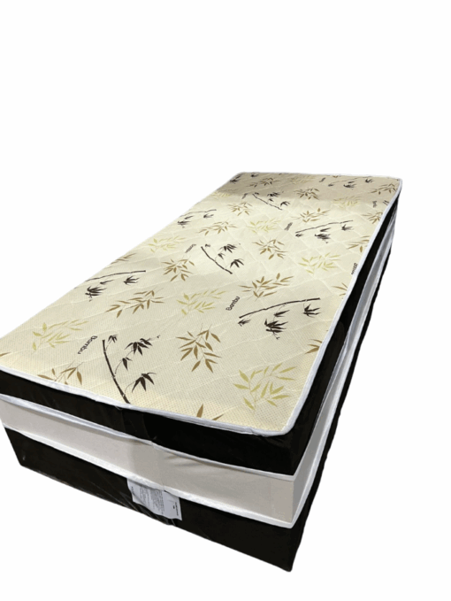 Cama Rubi Marrom Box Solteiro - Imagem 2