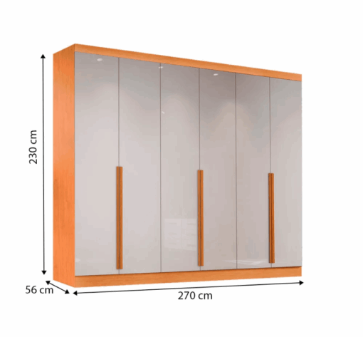 Guarda Roupa Alvorada 6 Portas - Image 3