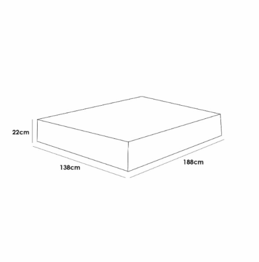 Colchão Bio Classic Casal com Molas Ensacadas 22x188x138 - Bio Flex - Imagem 3