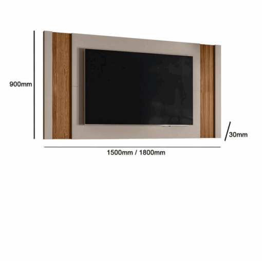 Painel Extensivo Real Cinamomo/Off White - Imagem 3