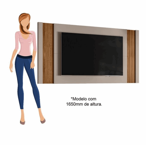 Painel Extensivo Real Cinamomo/Off White - Imagem 2