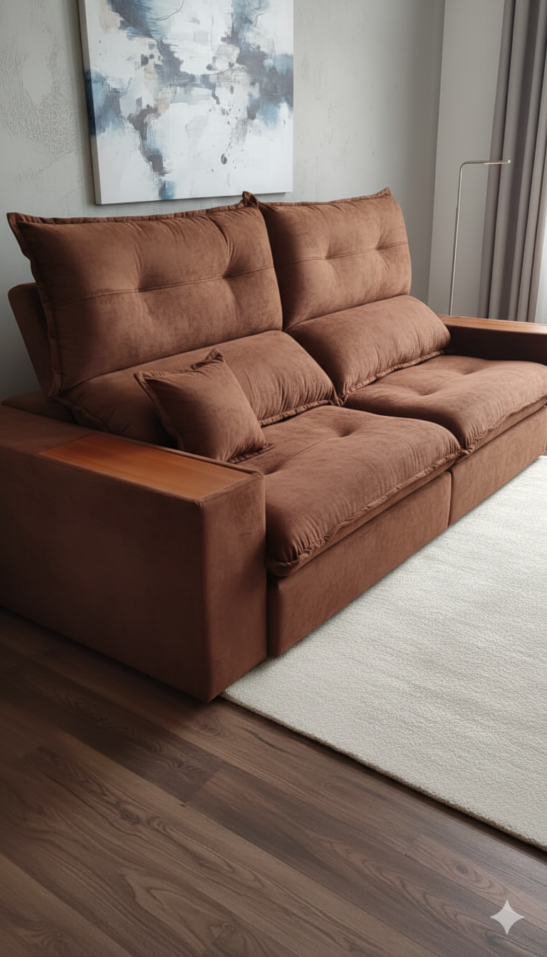 Sofá Retrátil Barcelona - Beatriz Estofados - Imagem 3