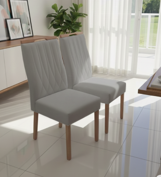 Cadeira Maia (Caixa com 2 Unidades) - Carvalho Decor - Imagem 4