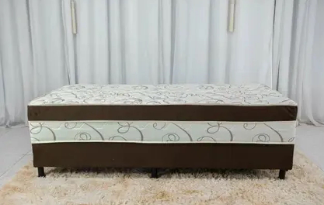 CAMA BOX CONJUGADA RUBI LUXO | SOLTEIRO | MARROM - Imagem 4
