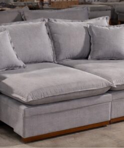 SOFA CAMA/BAU DOHA | LINHO CINZA (07)