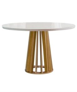 MESA BERLIM 1,00X1,00 TAMPO SLIM PLUS VDO OFF-CINAMOMO