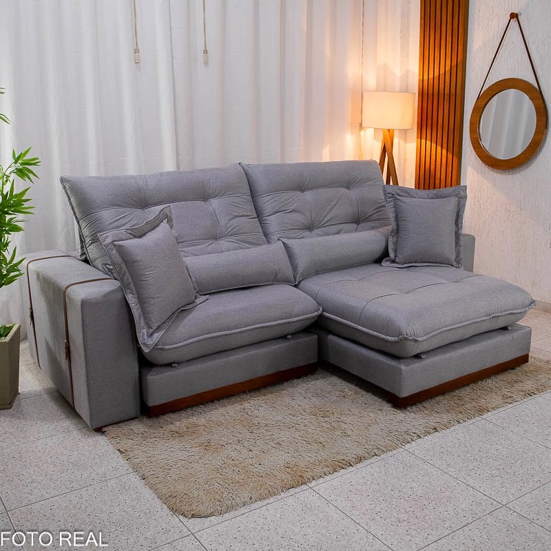 Sofá Retrátil e Reclinável Toronto 2,90cm - Imagem 9