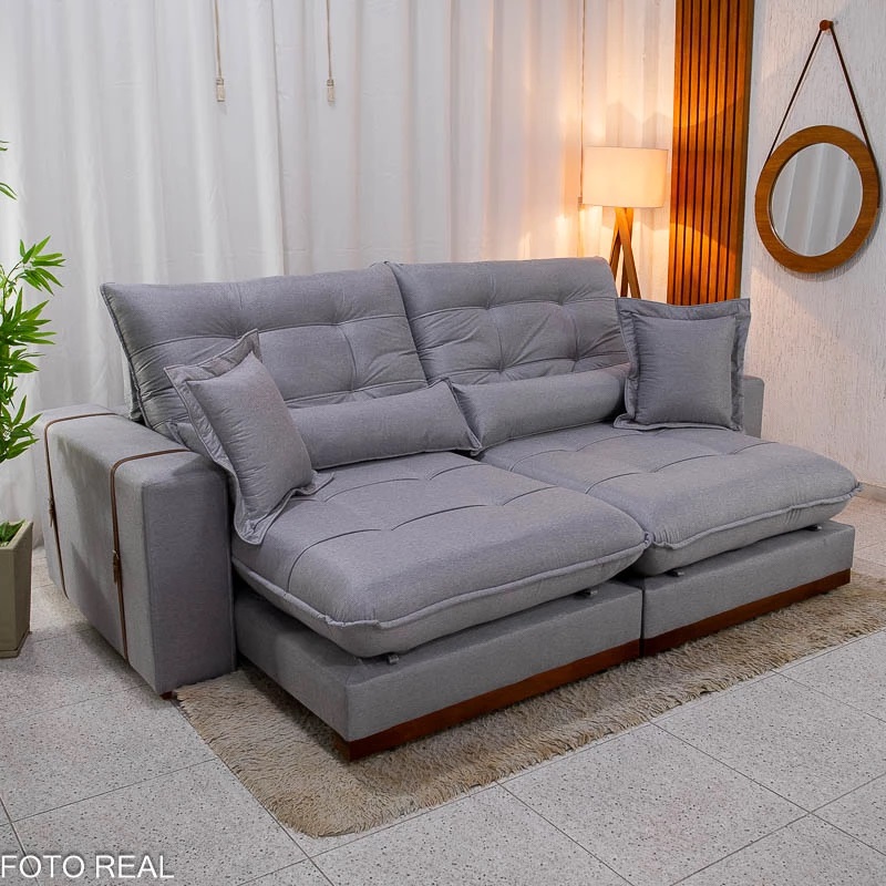 Sofá Retrátil e Reclinável Toronto 2,90cm - Imagem 10