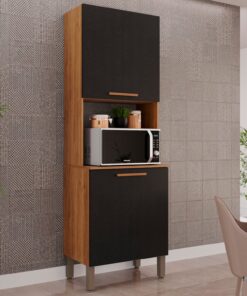 PANELEIRO TORRE QUENTE VALENCIA NEW - CINAMOMO/PRETO