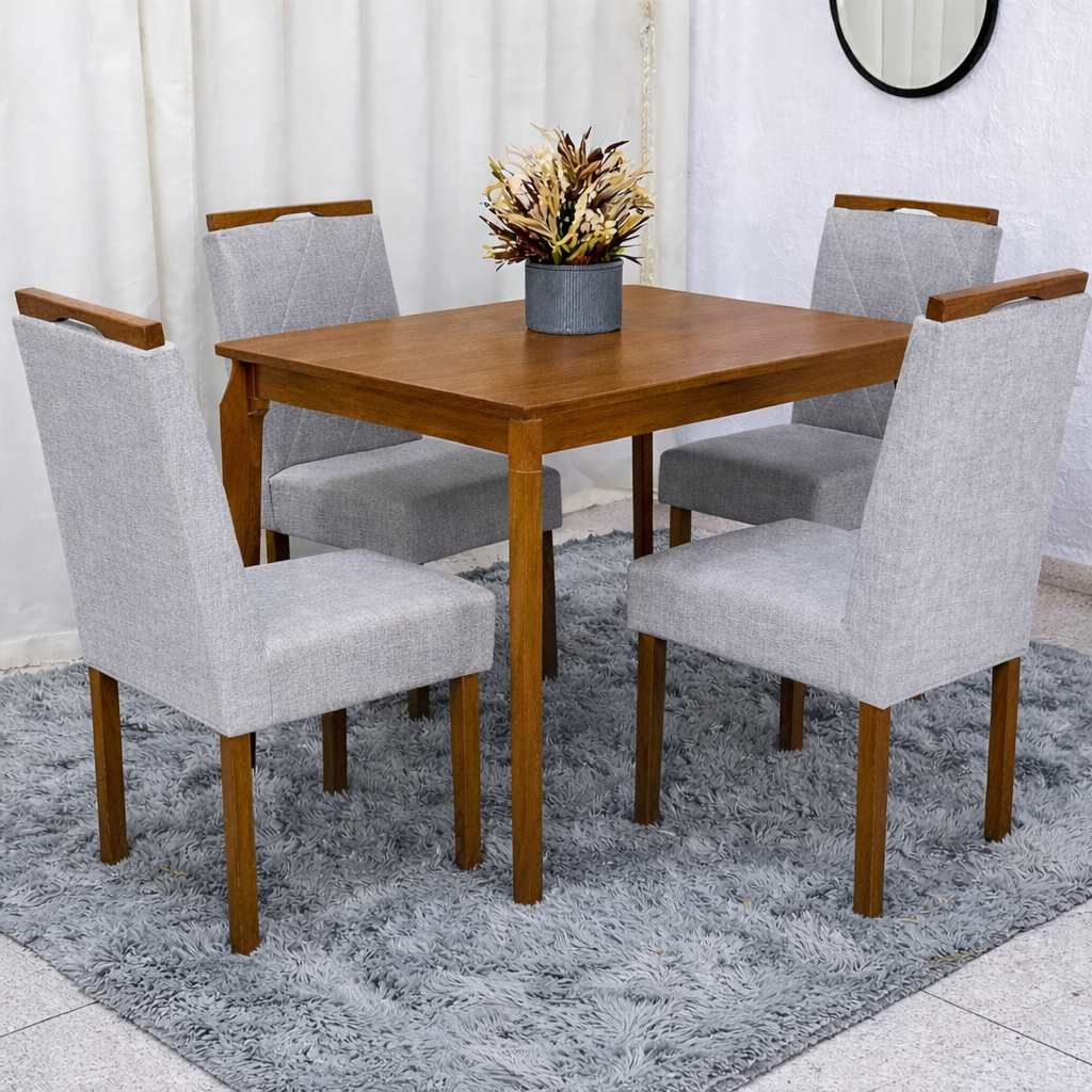 MESA ALEGRA 1.20X0.80 + 4 CADEIRAS MAIA - Imagem 4