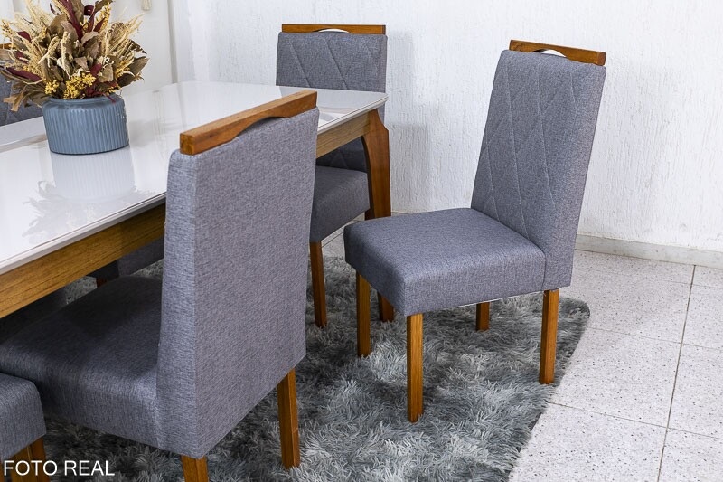 MESA ALEGRA 1.80X0.90 + 6 CADEIRAS MAIA - Imagem 4