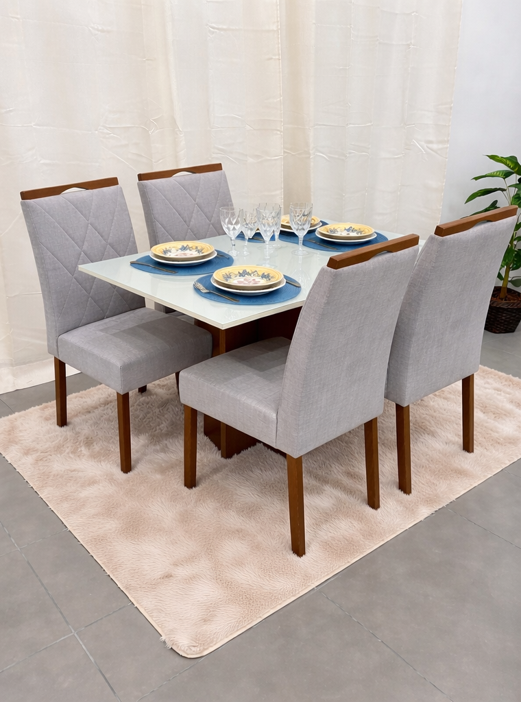 MESA LOS ANGELES + 4 CADEIRAS MAIA - Imagem 3