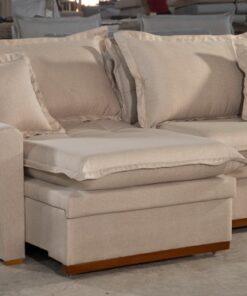 SOFA CAMA/BAU DOHA | LINHO BEGE (08)